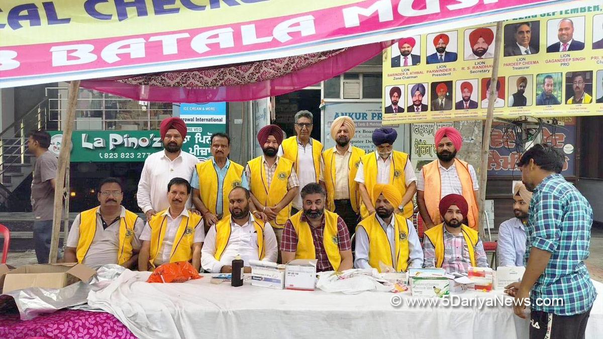 Medical Camp, Batala, Loins Club Batala