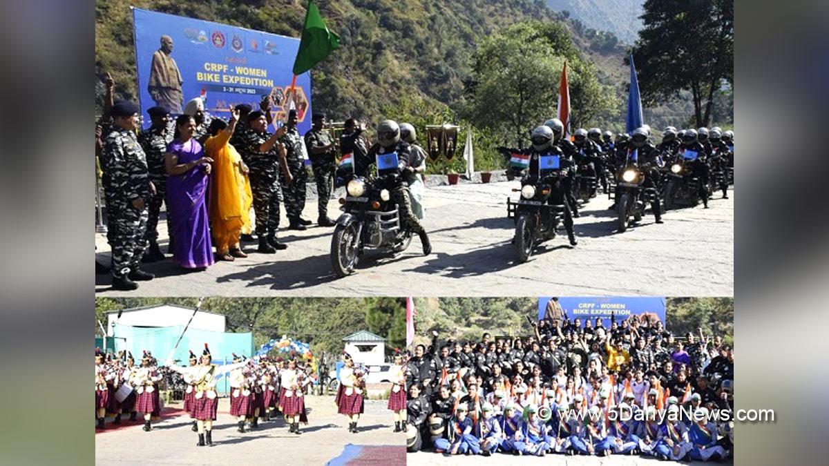 Ramban,Kashmir, Jammu And Kashmir, Jammu & Kashmir, CRPF Women Bike Expedition, Ek Bharat Shreshtha Bharat, National Unity Day 