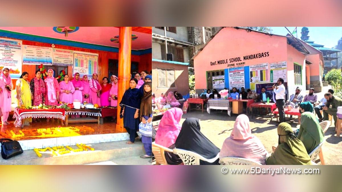 Sankalp Saptah, Ramban, Javid Ahmed Manhas, Kashmir, Jammu And Kashmir, Jammu & Kashmir, District Administration Ramban, Suposhit Parivar, Poshan Melas, Santulit Aahar, Mera Paushtik Bageecha, Sampoorna Swastha