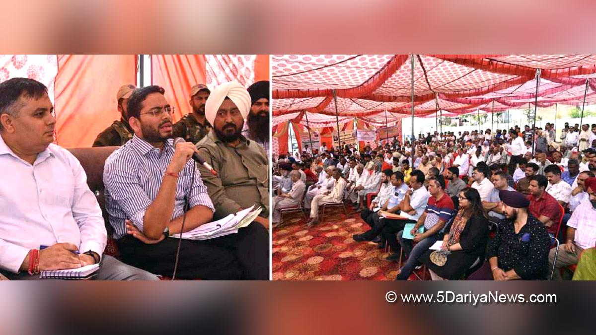 Jammu, Sachin Kumar Vaishay, Sachin Kumar Vaishya, Deputy Commissioner Jammu, Kashmir, Jammu And Kashmir, Jammu & Kashmir, District Administration Jammu, Block Diwas, Jan Abhiyan Camp, Jan Abhiyan, Jan Sunvayi, Jan Abhiyan, Jan Adhikar, Awami Muhim, Jan Abhiyan Program, Mega Block Diwas, Weekly Block Diwas