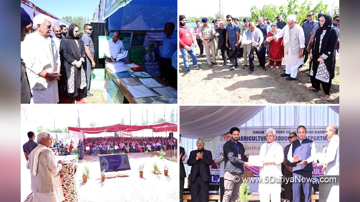 Lt Governor Manoj Sinha inaugurates Rabi Campaign- sowing of Rabi Crops in Baramulla