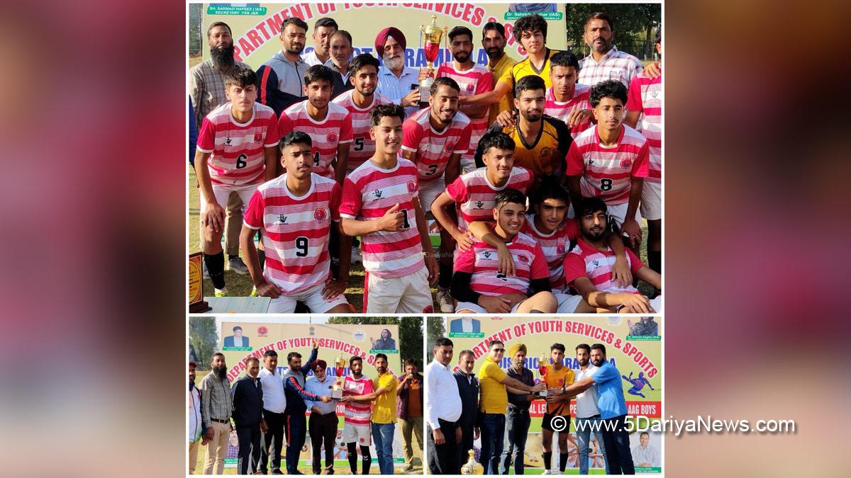 Sports News, Baramulla, Inte District Provincial Level Football Championship, Showkat Ali Stadium Baramulla, Kashmir, Jammu And Kashmir, Jammu & Kashmir