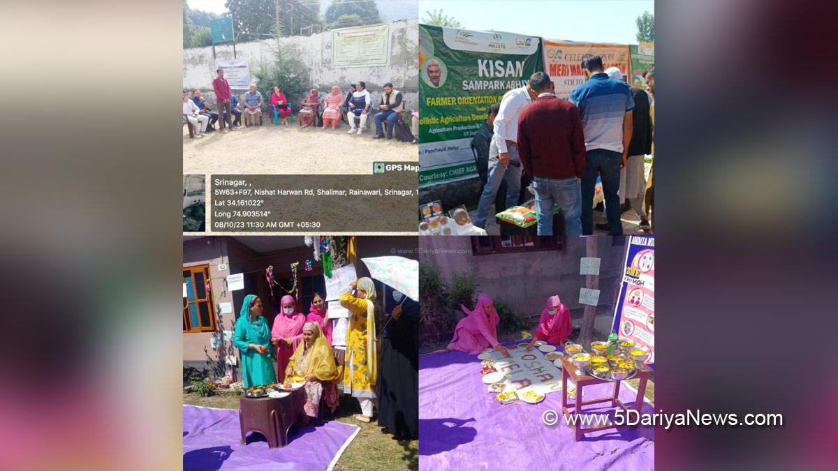Sankalp Saptah, Suposhit Parivar, Poshan Melas, Santulit Aahar, Mera Paushtik Bageecha, Sampoorna Swastha, Srinagar, Kashmir, Jammu And Kashmir, Jammu & Kashmir