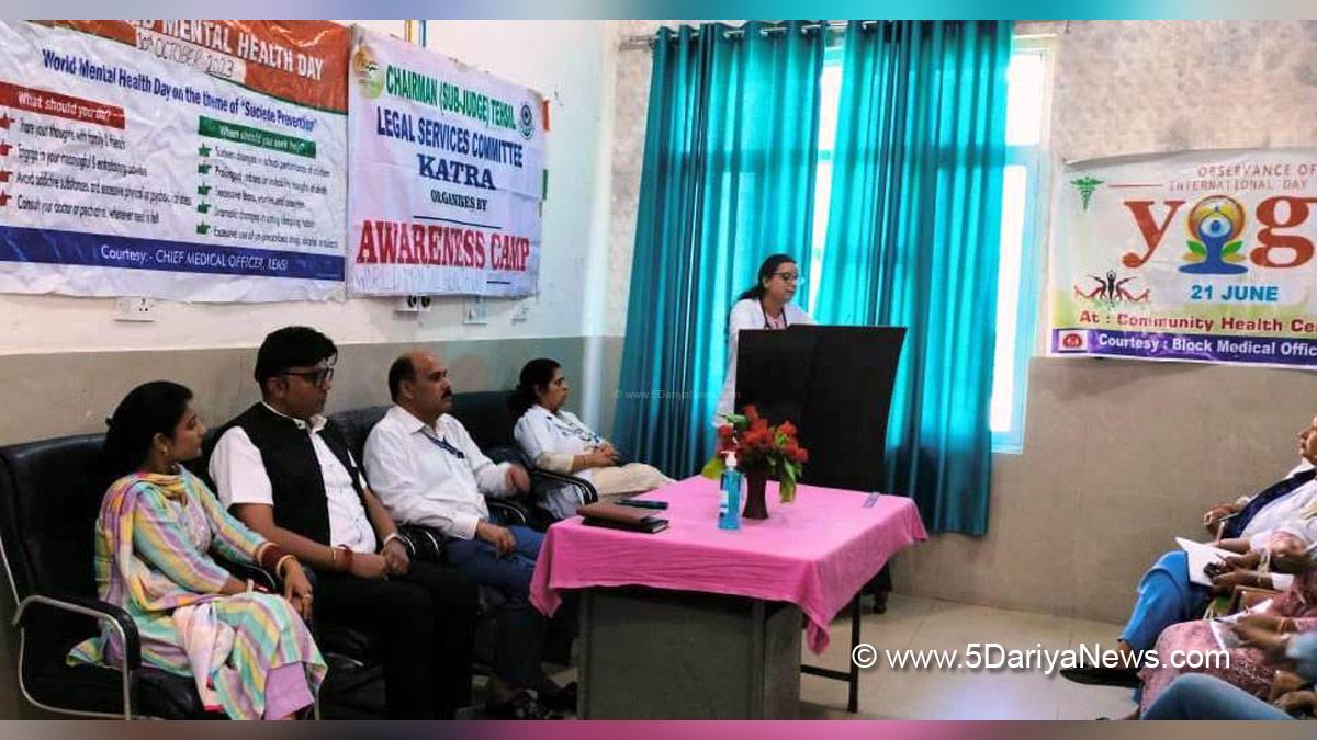 World Mental Health Day, Katra, Kashmir, Jammu And Kashmir, Jammu & Kashmir, Dr. Gopal Dutt