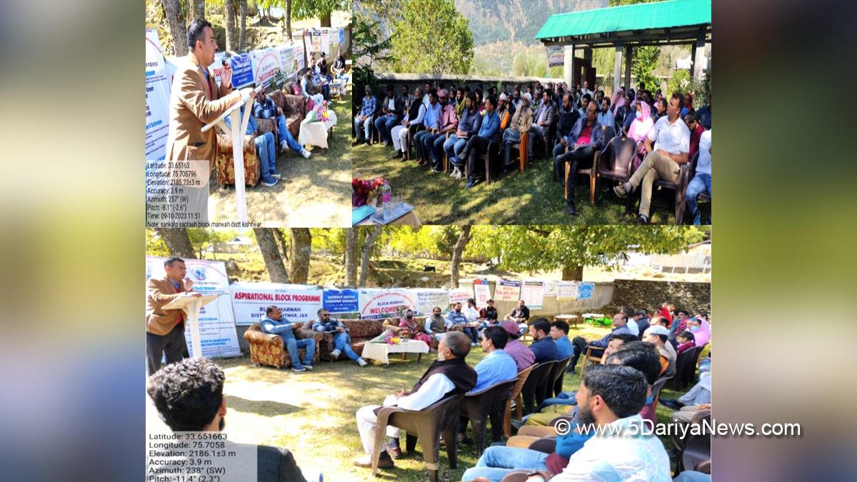 Kishtwar, Kashmir, Jammu And Kashmir, Jammu & Kashmir, District Administration Kishtwar, Sankalp Saptah, Suposhit Parivar, Poshan Melas, Santulit Aahar, Mera Paushtik Bageecha, Sampoorna Swastha, Aspirantsonal Blocks Programme