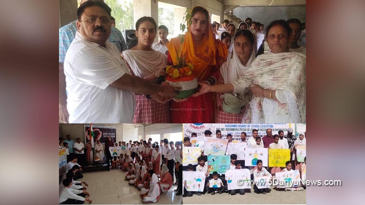 Ramban, Sunita Sumberia,President Municipal Council, Kashmir, Jammu And Kashmir, Jammu & Kashmir, Kalash Yatra, Meri Maati Mera Desh
