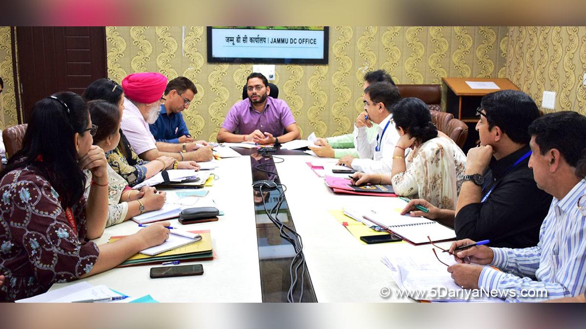 Jammu, Sachin Kumar Vaishay, Sachin Kumar Vaishya, Deputy Commissioner Jammu, Kashmir, Jammu And Kashmir, Jammu & Kashmir, District Administration Jammu