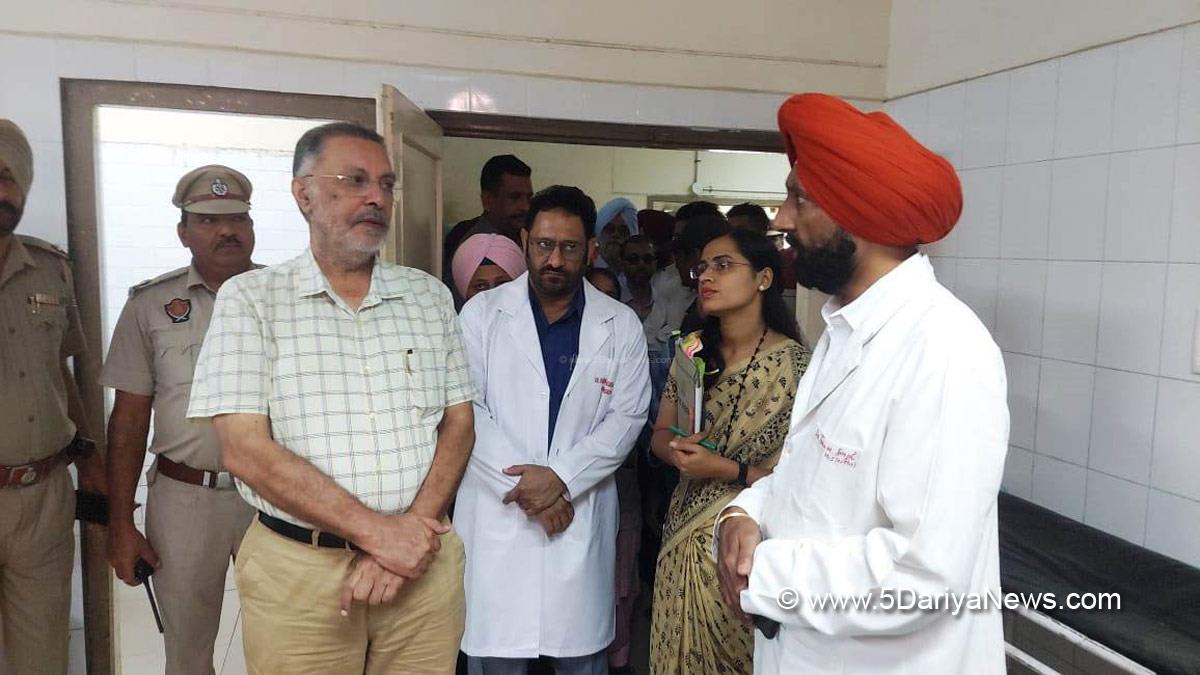 Dr. Balbir Singh, Patiala, AAP, Aam Aadmi Party, Aam Aadmi Party Punjab, AAP Punjab, Government of Punjab, Punjab Government, DC Ropar, Preeti Yadav, Deputy Commissioner Ropar, Rupnagar, Ropar