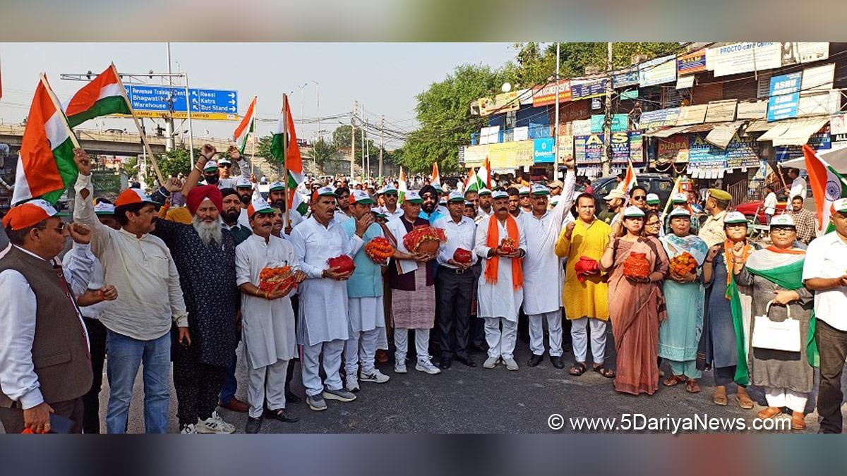 Jammu, Rajinder Sharma, Mayor, Jammu, Jammu And Kashmir, Jammu & Kashmir, Amrit Kalash Yatra, Meri Mati Mera Desh