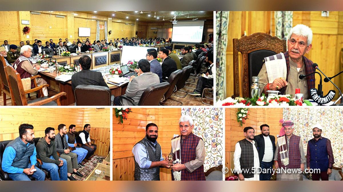 Manoj Sinha, Lieutenant Governor J&K, Raj Bhavan, Jammu, Kashmir, Jammu And Kashmir, Jammu & Kashmir