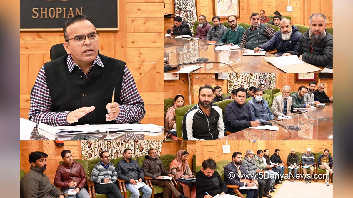 Shopian,Dr Zakir Hussain Faaz, Additional Deputy Commissioner, Kashmir, Jammu And Kashmir, Jammu & Kashmir