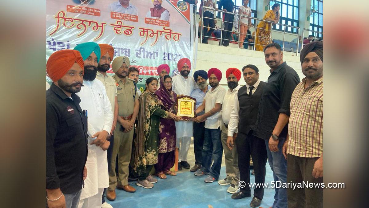 Laljit Singh Bhullar, AAP, Aam Aadmi Party, Aam Aadmi Party Punjab, AAP Punjab, Government of Punjab, Punjab Government, Sports News, Khedan Watan Punjab Dia 2023, Khedan Watan Punjab Dia, Khedan Watan Punjab Diyan-2023, Khedan Watan Punjab Diyan