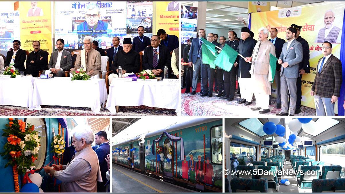 Manoj Sinha, Lieutenant Governor J&K, Raj Bhavan, Srinagar, Kashmir, Jammu And Kashmir, Jammu & Kashmir, Dr Farooq Abdullah, Dr. Farooq Abdullah, National Conference