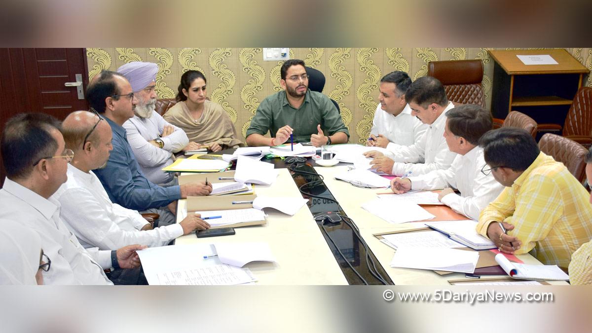 Jammu, Sachin Kumar Vaishay, Sachin Kumar Vaishya, Deputy Commissioner Jammu, Kashmir, Jammu And Kashmir, Jammu & Kashmir, District Administration Jammu, Sandeep Seointra
