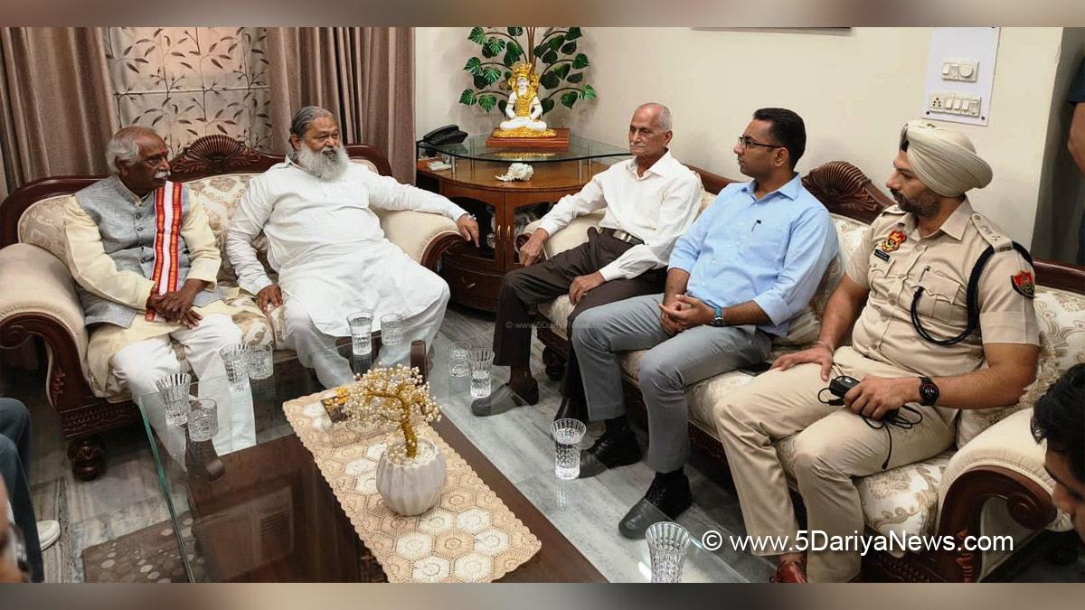 Anil Vij, Haryana, Ambala, Bharatiya Janata Party, BJP, BJP Haryana, Bandaru Dattatreya, Governor, Haryana, Haryana Governor