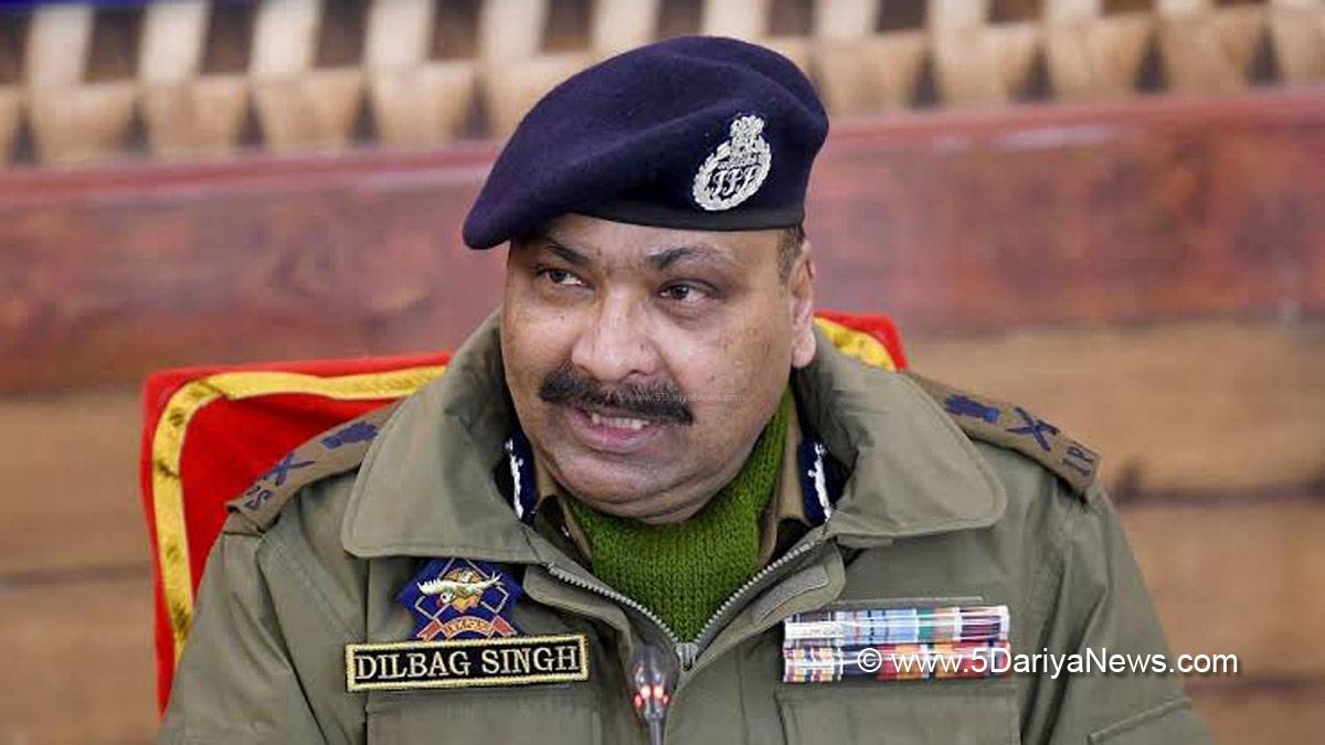 Dilbag Singh, J&K Director General of Police, Director General of Police J&K, Kashmir, Jammu And Kashmir, Jammu & Kashmir