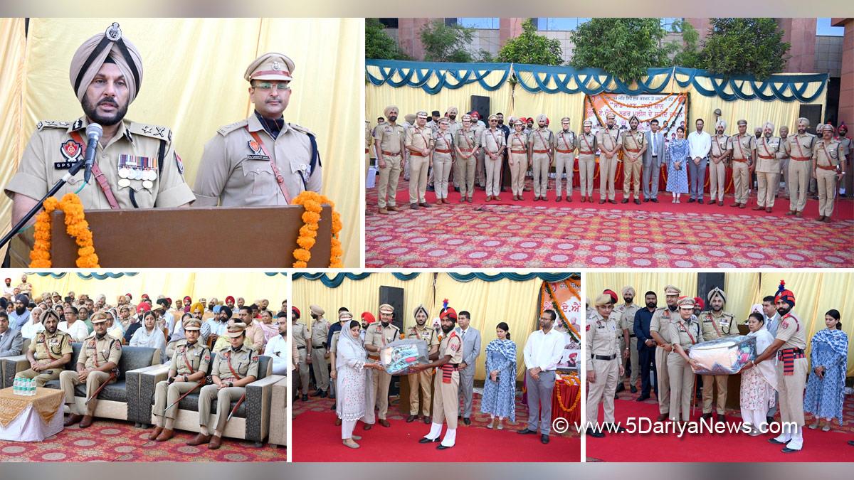Gurpreet Singh Bhullar, 64th Police Commemoration Day, Police Commemoration Day, Police, Punjab Police, Dr. Sandeep Garg