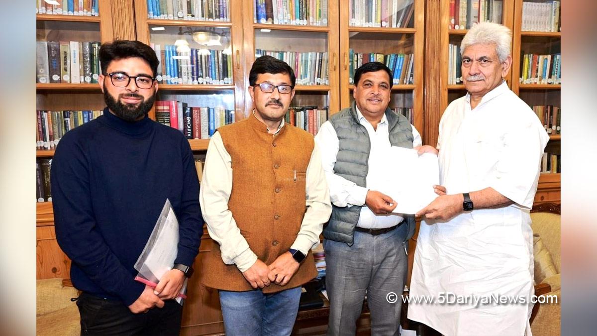 Manoj Sinha, Lieutenant Governor J&K, Raj Bhavan, Jammu, Srinagar, Kashmir, Jammu And Kashmir, Jammu & Kashmir, Daleep Singh Pariha
