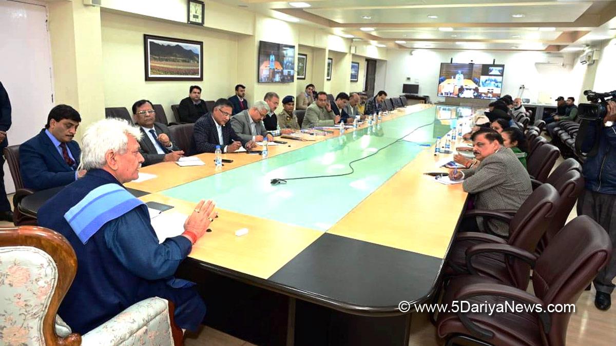 Manoj Sinha, Lieutenant Governor J&K, Raj Bhavan, Jammu, Srinagar, Kashmir, Jammu And Kashmir, Jammu & Kashmir, Daleep Singh Pariha