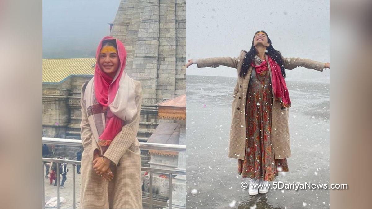 Bollywood, Entertainment, Mumbai, Actor, Actress, Cinema, Hindi Films, Movie, Mumbai News, Heroine, Jacqueline Fernandez, Jacqueline Fernandez Kedarnath, Jacqueline Fernandez Kedarnath Pics, Jacqueline Fernandez News, Lord Mahadev, Kedarnath