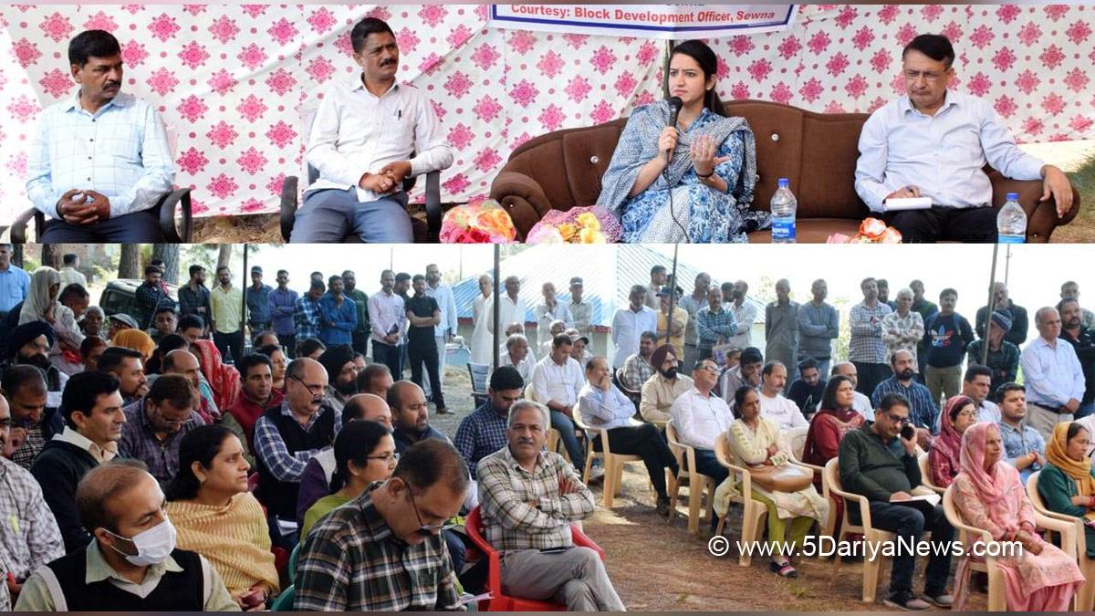 Udhampur, Saloni Rai, DDC Udhampur, District Development Commissioner Udhampur, Kashmir, Jammu And Kashmir, Jammu & Kashmir, District Administration Udhampur, Block Diwas, Jan Abhiyan Camp, Jan Abhiyan, Jan Sunvayi, Jan Abhiyan, Jan Adhikar, Awami Muhim, Jan Abhiyan Program, Mega Block Diwas, Weekly Block Diwas
