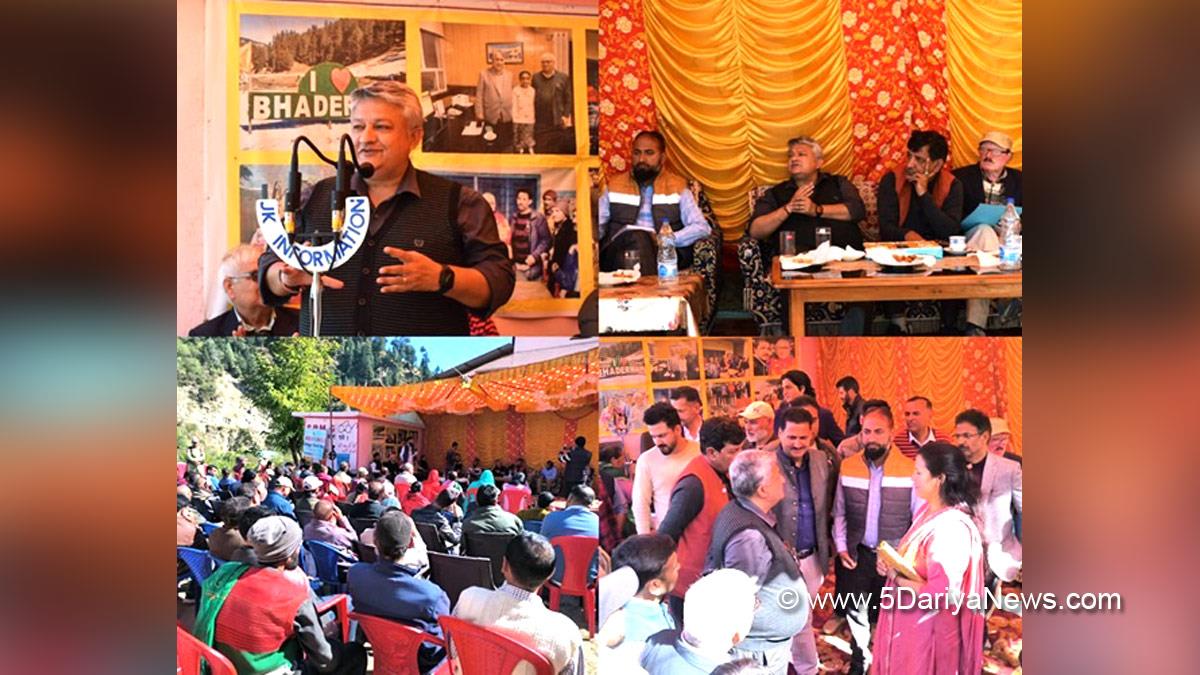 Manoj Sinha, Lieutenant Governor J&K, Raj Bhavan, Jammu, Srinagar, Kashmir, Jammu And Kashmir, Jammu & Kashmir, Vijay Kumar Bidhuri