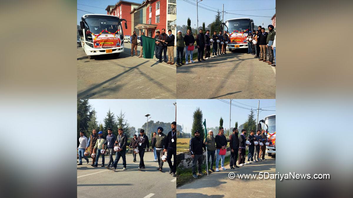 Ganderbal, Mushtaq Ahmad Simnani, Kashmir, Jammu And Kashmir, Jammu & Kashmir, District Administration Ganderbal, Amrit Kalash Yatra, Amrit Kalash, Meri Maati Mera Desh