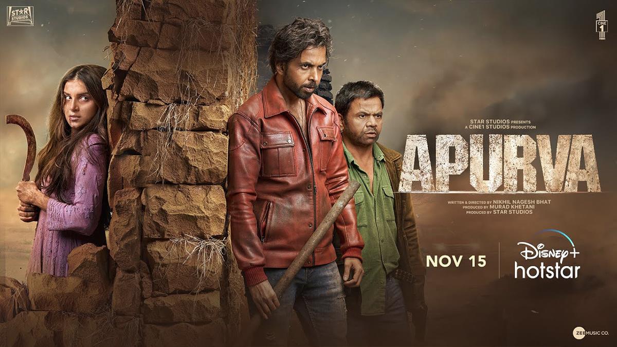 Bollywood, Entertainment, Mumbai, Actor, Actress, Cinema, Hindi Films, Movie, Mumbai News, Heroine, Tara Sutaria, Tara Sutaria Apurva, Tara Sutaria Apurva Trailer, Apurva Trailer, Apurva Movie Trailer, Apurva Release Date, Apurva Movie Release Date,  Abhishek Banerjee, Dhairya Karwa, Rajpal Yadav, Disney+ Hotstar