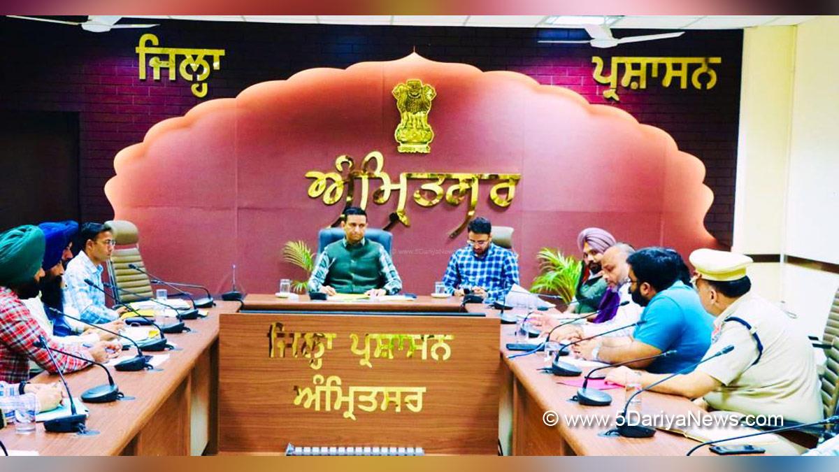 DC Amritsar, Amritsar, Ghansham Thori, Deputy Commissioner Amritsar