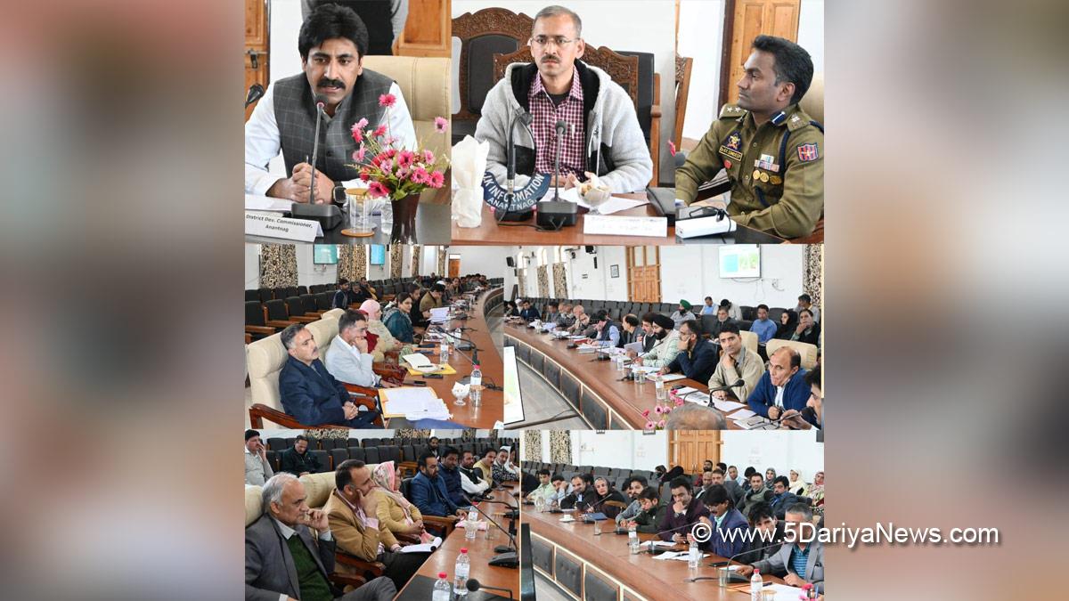 Anantnag, Santosh Dattatreya Vaidya, Principal Secretary Finance, Kashmir, Jammu And Kashmir, Jammu & Kashmir