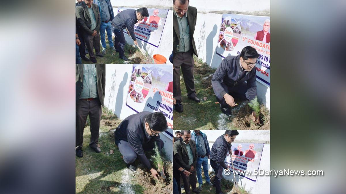 Bandipora, Deputy Commissioner Bandipora, Dr Owais Ahmad, Kashmir, Jammu And Kashmir, Jammu & Kashmir, District Administration Bandipora, UT Foundation Day, Rashtriya Ekta Diwas