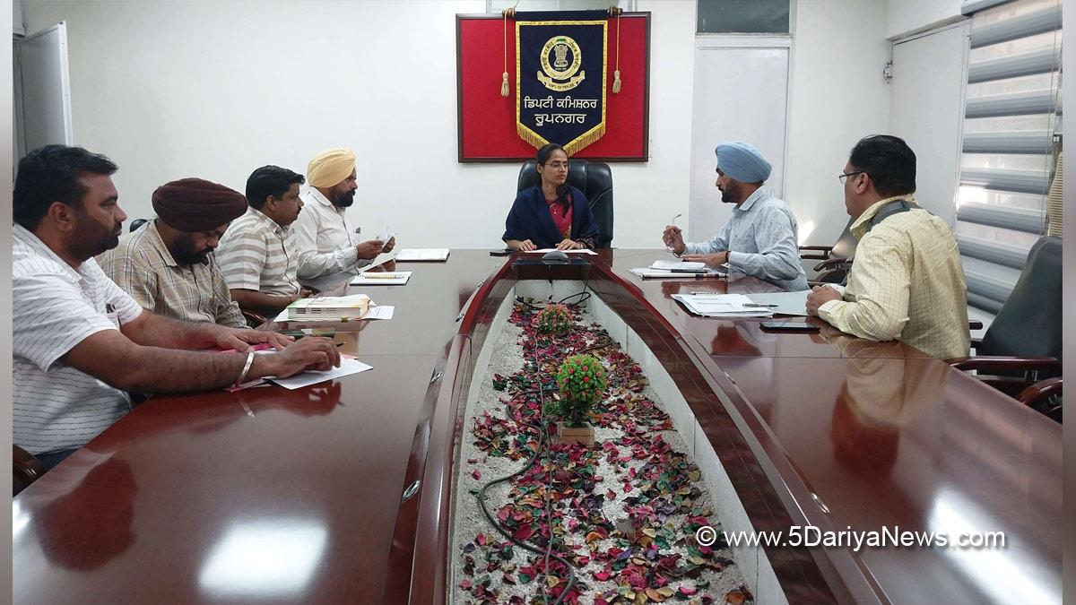 DC Ropar, Preeti Yadav, Deputy Commissioner Ropar, Rupnagar, Ropar