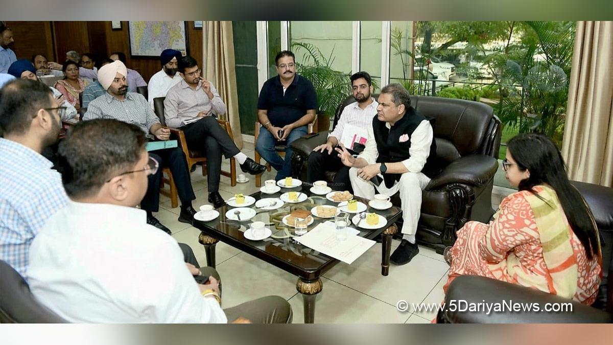 Sanjeev Arora,  AAP, Aam Aadmi Party, Aam Aadmi Party Punjab, AAP Punjab, DC Ludhiana, Surabhi Malik, Ludhiana, Deputy Commissioner Ludhiana