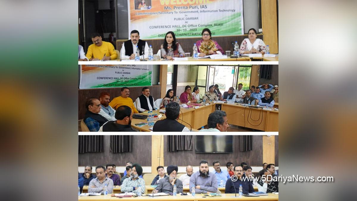 Prerna Puri, Reasi, Deputy Commissioner Reasi, Babila Rakwal, Kashmir, Jammu And Kashmir, Jammu & Kashmir, District Administration Reasi