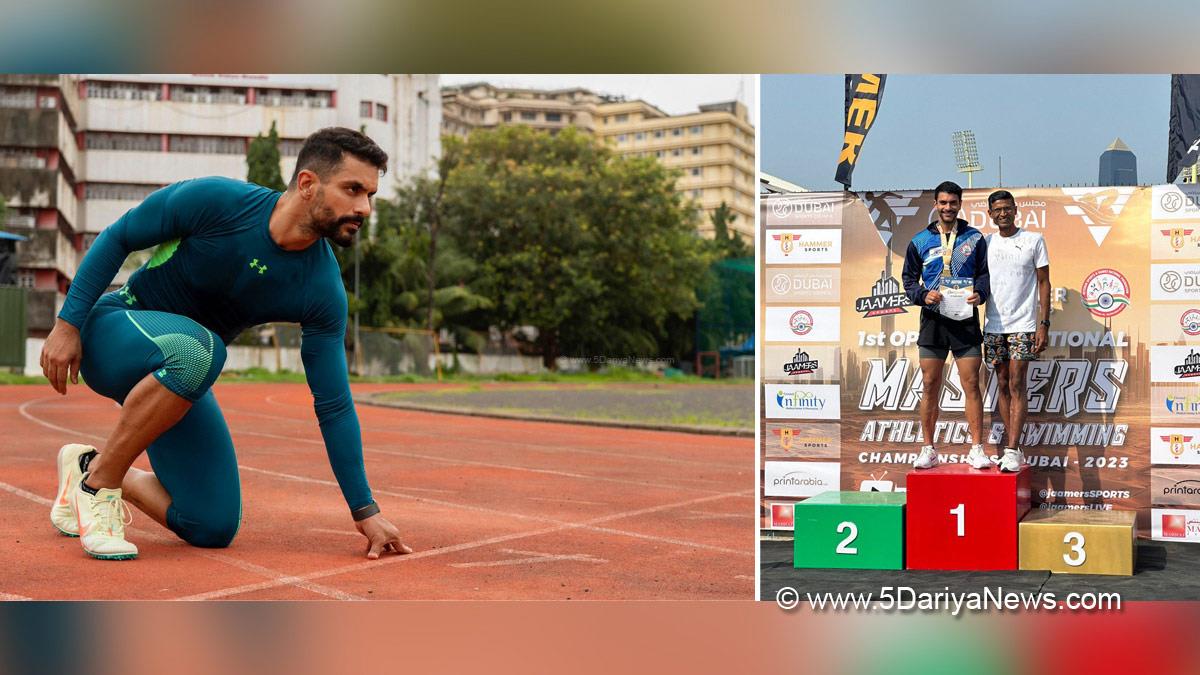 Bollywood, Entertainment, Mumbai, Actor, Cinema, Hindi Films, Movie, Mumbai News, Angad Bedi, International Masters 2023 Athletics Championship 
