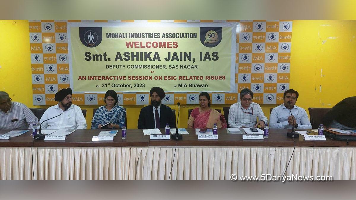 DC Mohali, Aashika Jain, Deputy Commissioner Mohali, S.A.S. Nagar, S.A.S. Nagar Mohali, Mohali, Sahibzada Ajit Singh Nagar