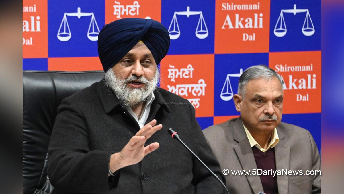 Sukhbir Singh Badal, Shiromani Akali Dal, SAD, Akali Dal, Shiromani Akali Dal  President, Bhagwant Mann, Aam Aadmi Party, Paddy Stubble Machines, Paddy Burning In Punjab, Forced Paddy Burning Punjab