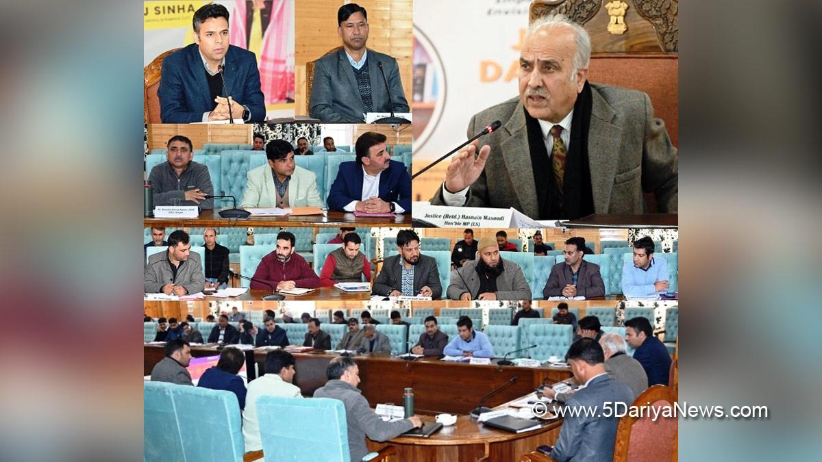 Kulgam, Deputy Commissioner Kulgam, Dr. Bilal Mohi-Ud-Din Bhat, Kashmir, Jammu And Kashmir, Jammu & Kashmir, District Administration Kulgam, Hasnain Masoodi, District Development Coordination and Monitoring Committee, DISHA, Mohammad Afzal Parrey