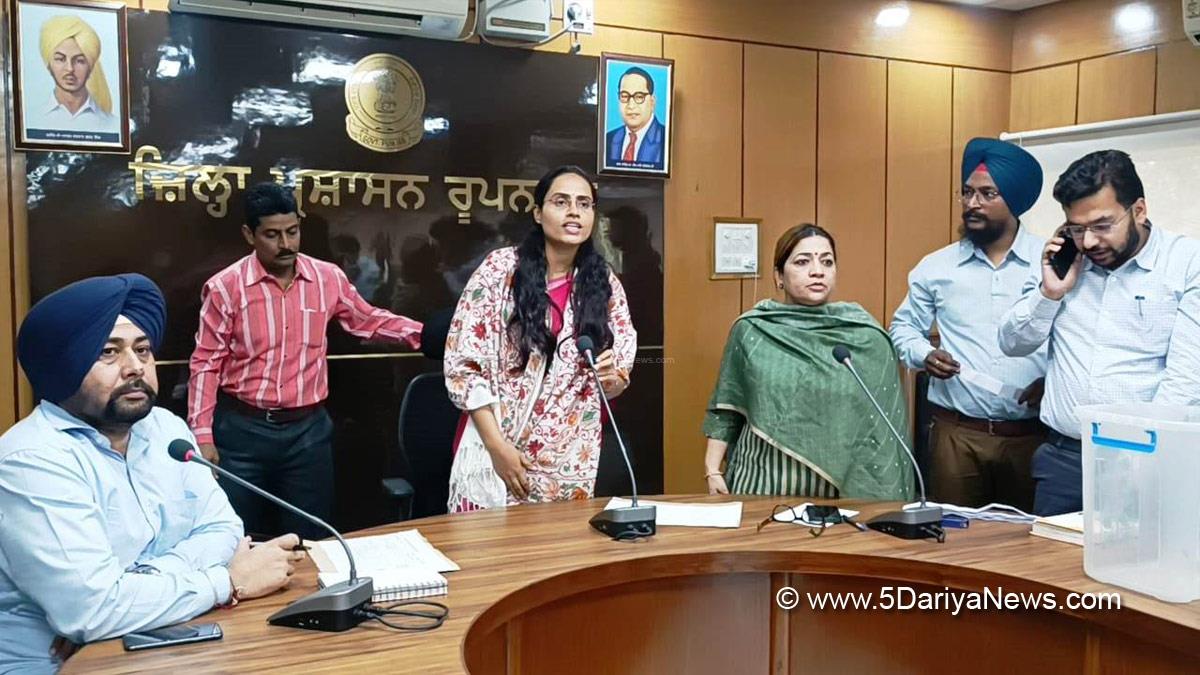 DC Ropar, Preeti Yadav, Dr. Preeti Yadav, Deputy Commissioner Ropar, Rupnagar, Ropar