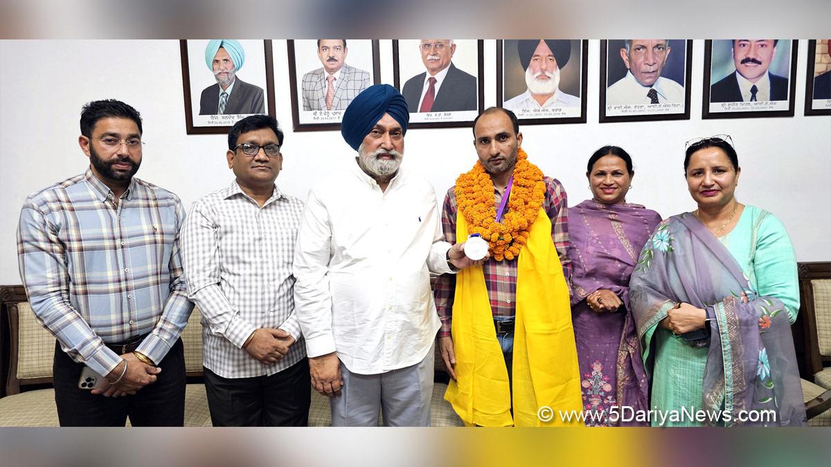 Sports News, Punjab State Power Corporation Limited, PSPCL, 4th Para Asian Games, Hangzhou, China, Raj Kumar, Chirag Baretha, Jasbir Singh Sur Singh