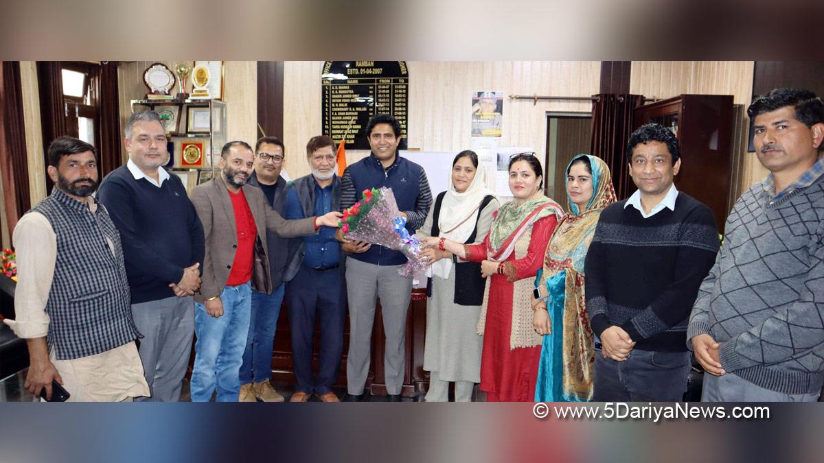 Ramban, Deputy Commissioner Ramban, Baseer ul Haq Chowdary, Kashmir, Jammu And Kashmir, Jammu & Kashmir, District Administration Ramban, Dr. Shamshad Shan