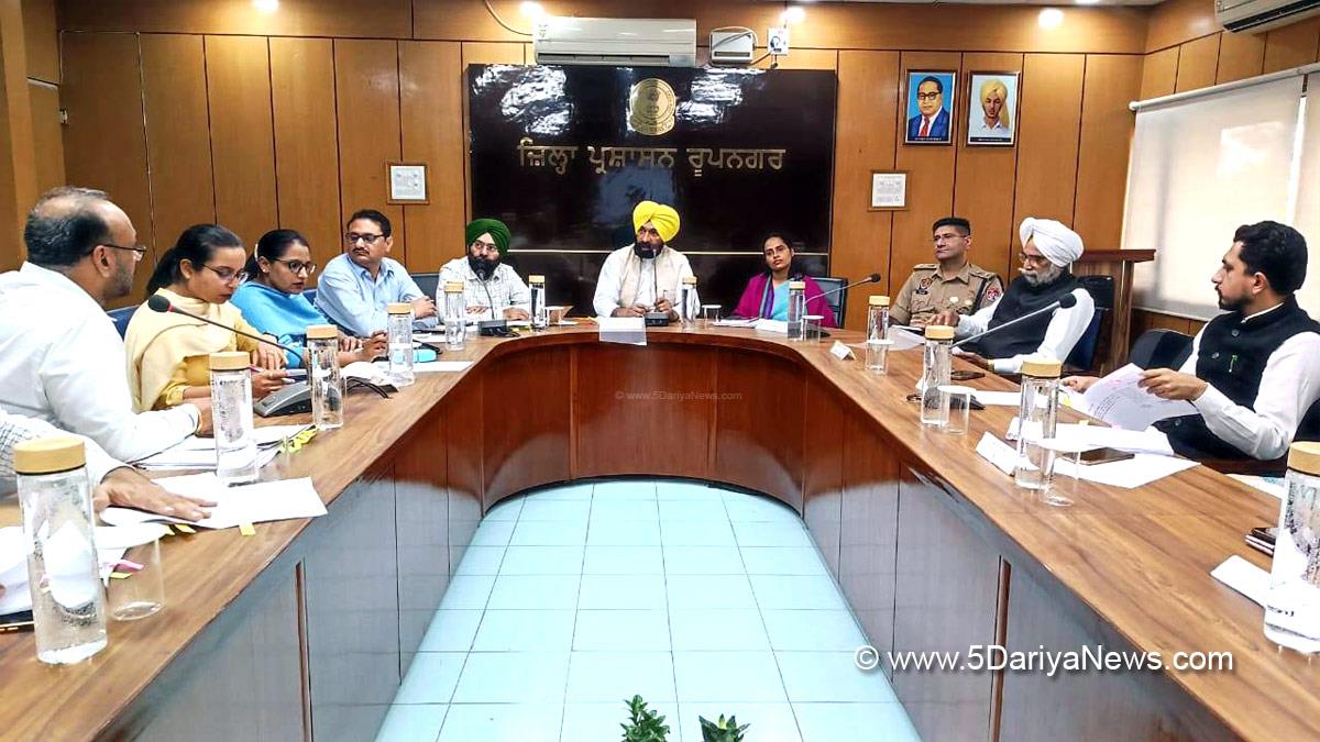 DC Ropar, Preeti Yadav, Dr. Preeti Yadav, Deputy Commissioner Ropar, Rupnagar, Ropar, Dr. Charanjit Singh, Chamkaur Sahib, AAP, Aam Aadmi Party, Aam Aadmi Party Punjab, AAP Punjab