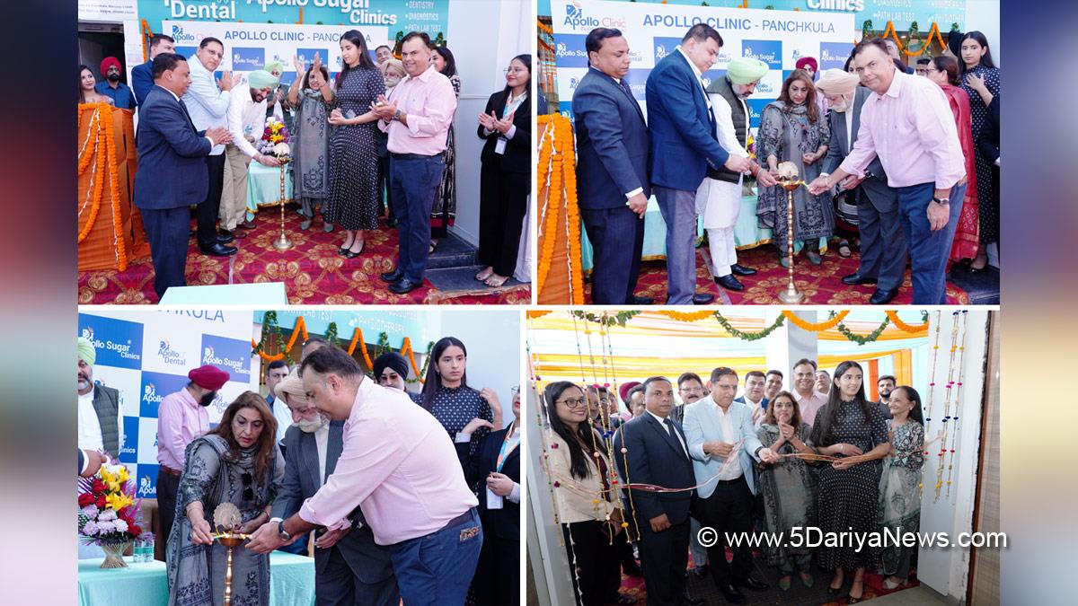 Health, Apollo Health and Lifestyle Ltd, AHLL, Sushant Kinra, Kulbhushan Goyal, Gurkanwal Kaur, Tej Parkash Singh, Tarun Gulati, Ravneet Singh Bittu, Apollo Clinic Panchkula