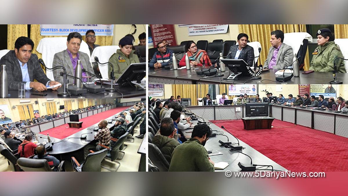 Ramban, Deputy Commissioner Ramban, Baseer ul Haq Chowdary, Kashmir, Jammu And Kashmir, Jammu & Kashmir, District Administration Ramban, Sanjeev Verma, Back to Village, Back to Village 5, B2V5 programme, B2V5, B2V Phase-V, Back to Village Phase 5th, Back to Village Phase 5th programme