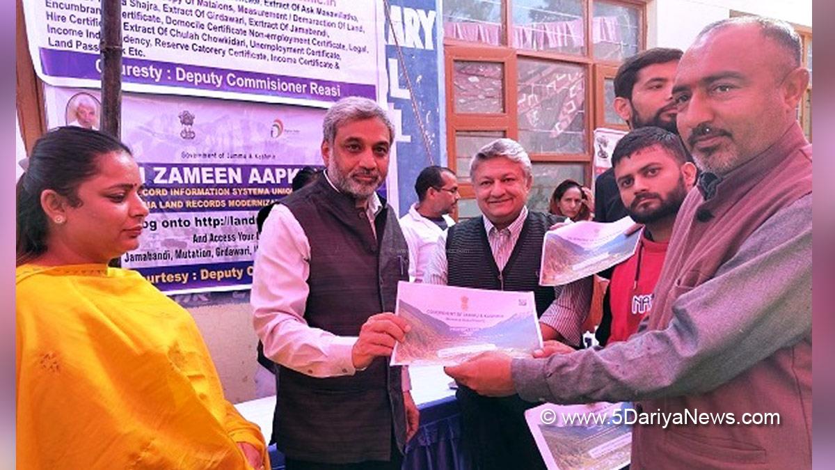 Shaleen Kabra, Reasi, Deputy Commissioner Reasi, Vishesh Paul Mahajan, Kashmir, Jammu And Kashmir, Jammu & Kashmir, District Administration Reasi, Back to Village, Back to Village 5, B2V5 programme, B2V5, B2V Phase-V, Back to Village Phase 5th, Back to Village Phase 5th programme, B2V-5