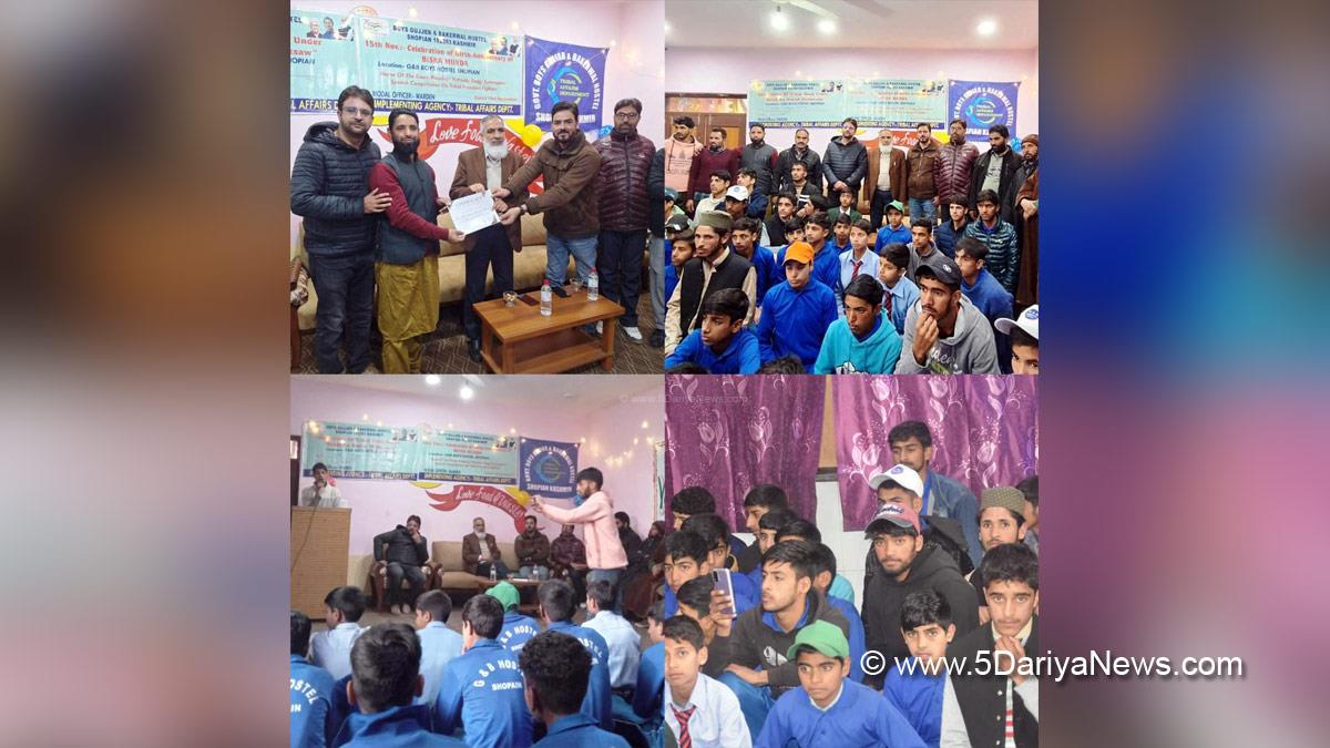 Shopian, Kashmir, Jammu And Kashmir, Jammu & Kashmir, District Administration Shopian, Janjatiya Gaurav Diwas , Birsa Munda, Khursheed Ahmad Khatana 