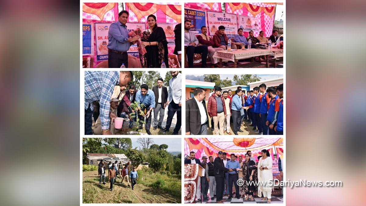 Udhampur, Saloni Rai, DDC Udhampur, District Development Commissioner Udhampur, Kashmir, Jammu And Kashmir, Jammu & Kashmir, District Administration Udhampur, Back to Village, Back to Village 5, B2V5 programme, B2V5, B2V Phase-V, Back to Village Phase 5th, Back to Village Phase 5th programme, B2V-5
