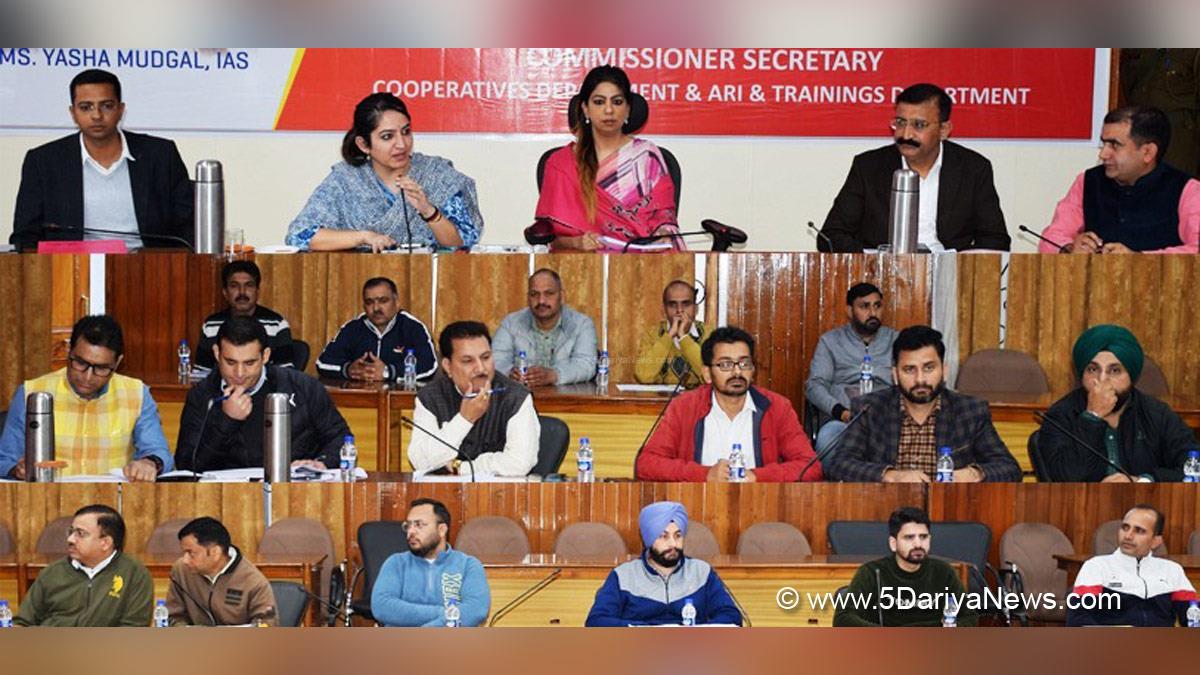 Yasha Mudgal, Secretary Cooperatives, Kashmir, Jammu And Kashmir, Jammu & Kashmir