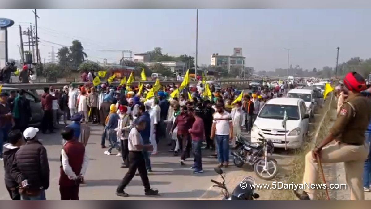 Protest, Punjab Protest, Punjab Protest Today, Sugarcane Farmers Protest Today, Sugarcane Farmers Protest, Bhartiya Kisan Union, Manjit Rai 