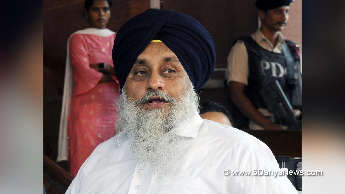 Sukhbir Singh Badal, Shiromani Akali Dal, SAD, Akali Dal, Punjab Farmer Protest, Punjab Farmer Protest Reason, Punjab Farmer Protest News, Punjab Farmer Protest Today